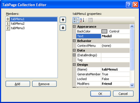 TabControl Property