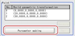 3D Setting (World coordinates) - Point Area