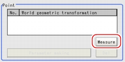3D Setting (World coordinates) - Point Area