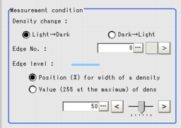 Measurement - Measurement Condition Area