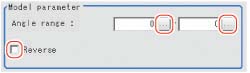 Model - "Model parameter" area