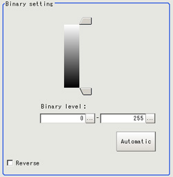 Binary - "Binary setting" area