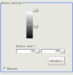Binary - "Binary setting" area