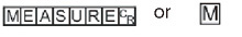 Command format - MEASURE or M