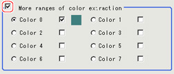 Color specification - "Color specification setting" area