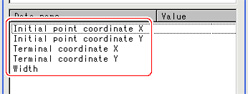 Processing Unit Figure Setting - "Data setting" area