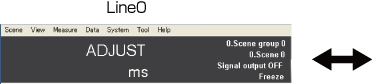 Displayed image of line 0 