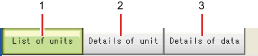 Detailed explanation of analysis result display area